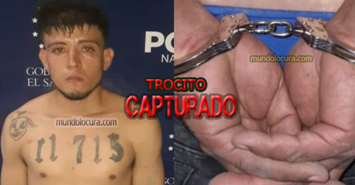 El Salvador: Capturan a alias "Trocito" tras intentar disimular su tatuaje alusivo a pandilla en San Miguel
