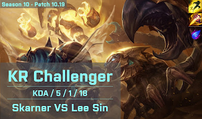 Skarner JG vs Lee Sin - KR 10.19