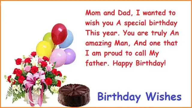 birthday wishes to the parents of their daughter