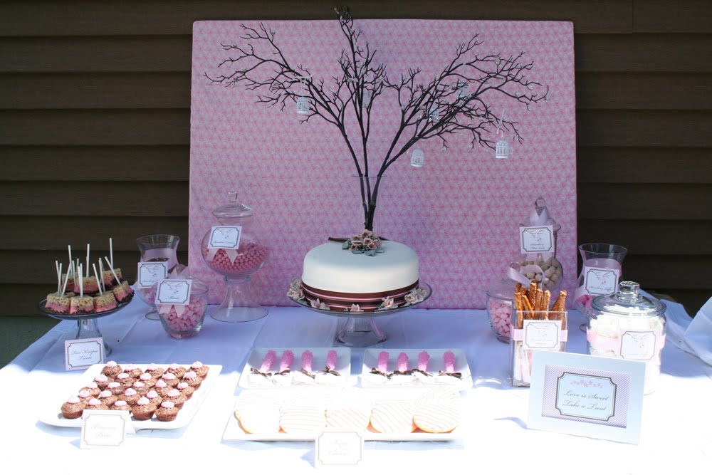 Love Bird Dessert Table