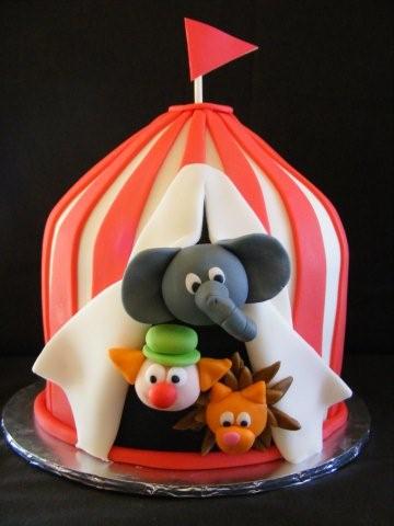 Circus Birthday Cakes on Circus Cake