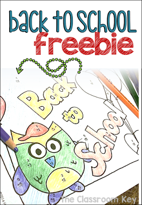 back to school FREEBIE