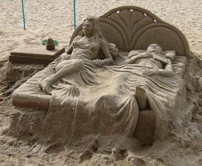 Esculturas de areia
