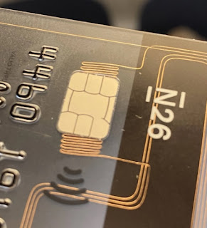 cooper wire on NFC contactless cards