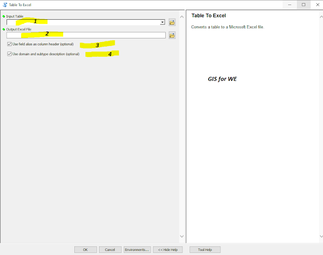 Table To Excel Tool