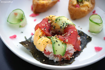 Delish hollywood japanese food sushi donut