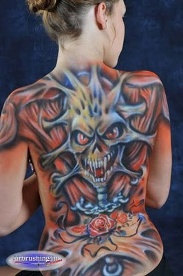 Airbrush Body Art Painting 