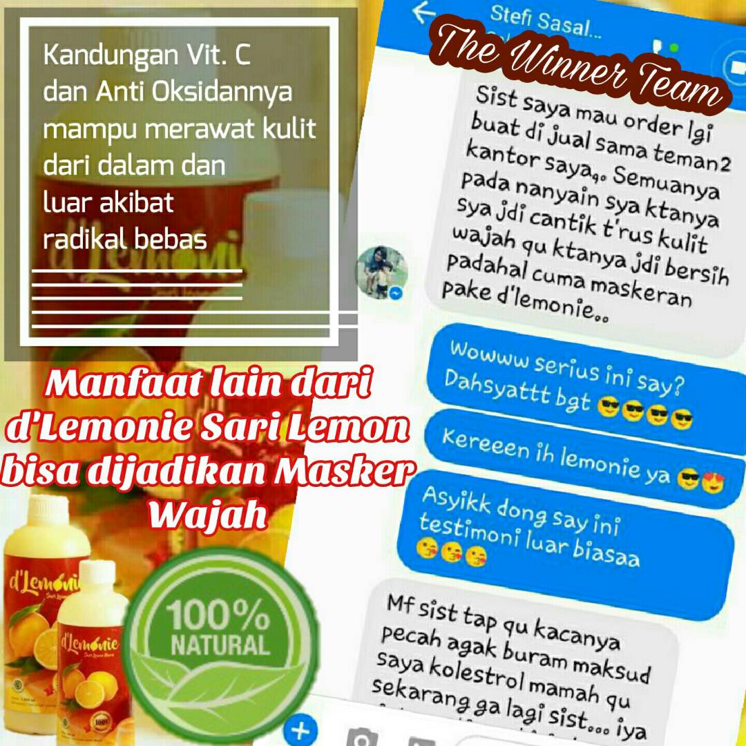 Distributor Sari Lemon DLemonie Jakarta 082217437545 TERMURAH