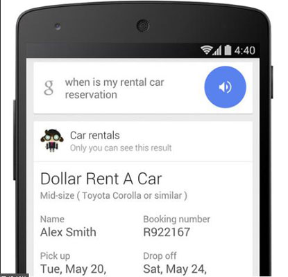 Lewat Google Now Kini Bisa Reservasi Sewa Mobil