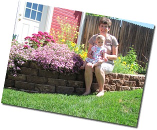 Elaine in Colorado at Grandma & Grandpa Godby's house