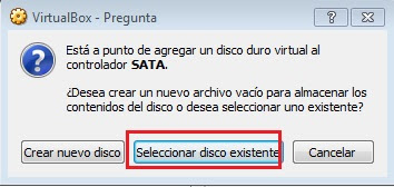 restaurar un backup en una máquina virtual