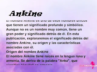 significado del nombre Ankine