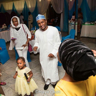 Photo of President Buhari's granddaughter at a family member's birthday celebration 