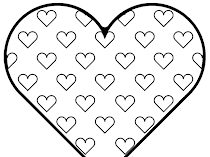 Valentines Day Hearts Coloring Pages
