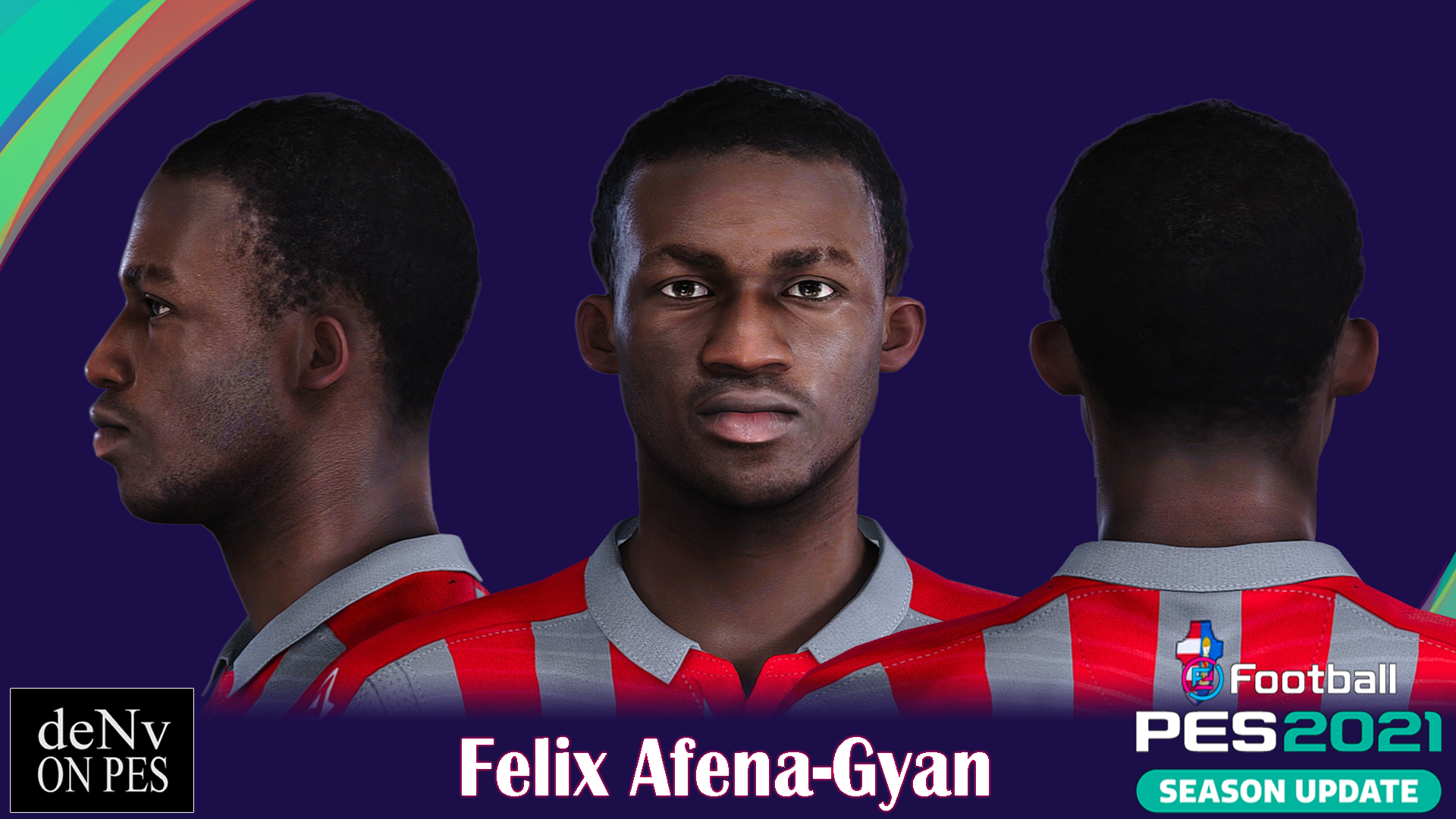 PES 2021 Felix Afena-Gyan Face by deNv
