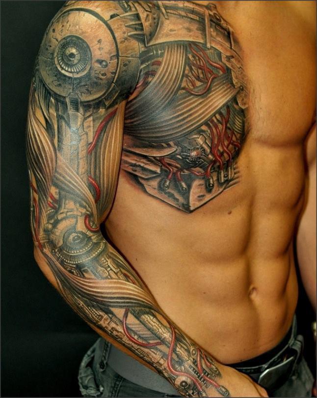 Chest Sleeve Tattoo Designs