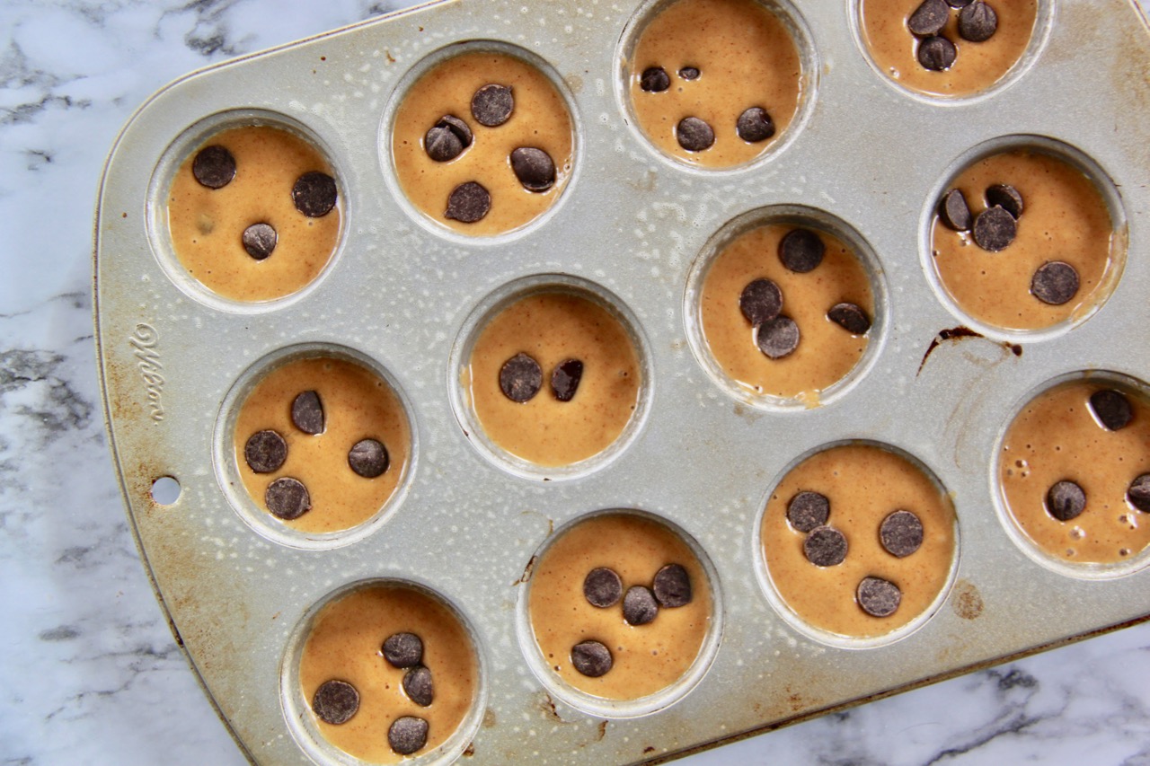 Flourless Almond Butter Banana Blender Muffins