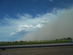 Dust moving into Phoenix