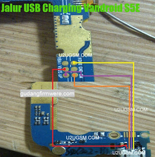 Jalur USB Charger Advan S5E