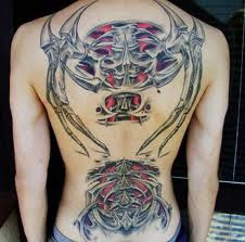 new tattoo me now  uper back tattoos