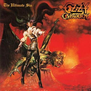 Capa do álbum The Ultimete Sin do Ozzy Osbourne.