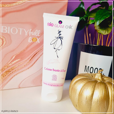 PurpleRain BiotyfullBox Crème buste à l'Or • Bio Glam Chic