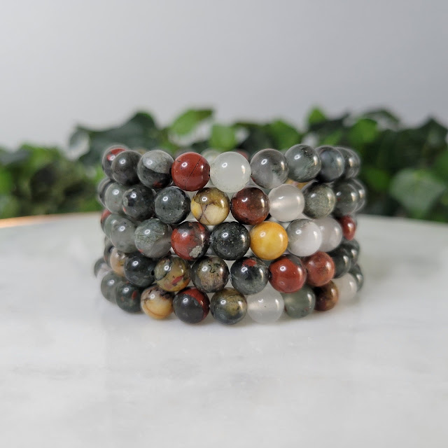 African Bloodstone Bracelet