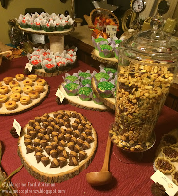 Woodland Creature Baby Shower food dessert table