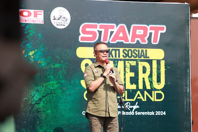 Kapolda Jatim Pimpin Baksos Semeru Overland Cooling System Pilkada 2024