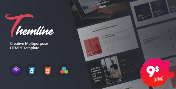 Best Creative Multipurpose One page Template