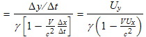 derivation of perpendicular velocity transform