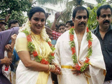 Shweta Menon at wedding