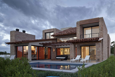 contemporary architecture - stucco brick