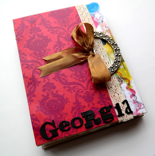 Handmade Georgia Baby Girl Art Journal by Dana Tatar