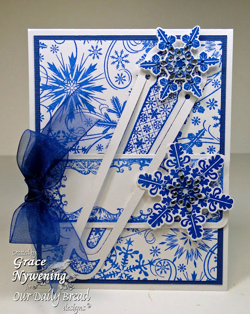 Our Daily Bread designs stamps, Sparkling Snowflakes, Bookmarks Snowflakes, Snowflakes Background, Grace Nywening