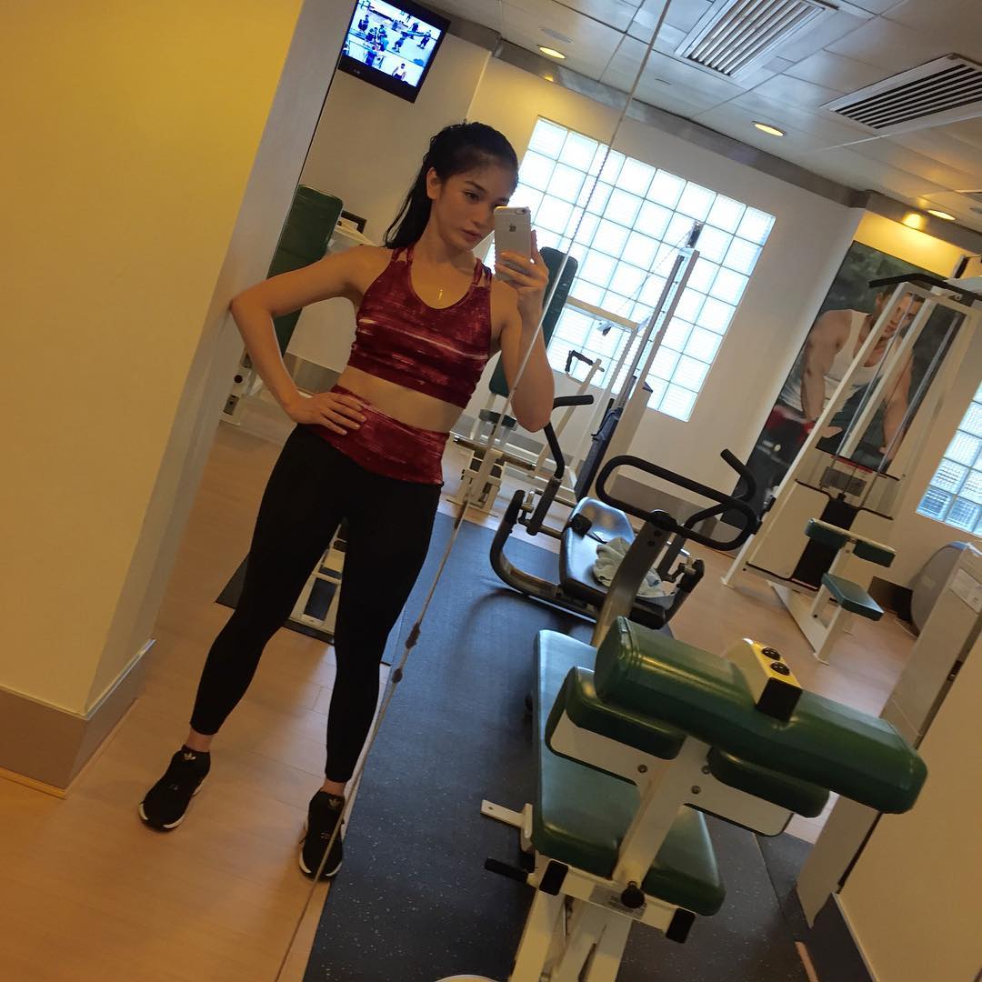 Kevin Balot transgender workout gym selfie Instagram