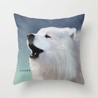 tybor-howling-samoyed-pillows