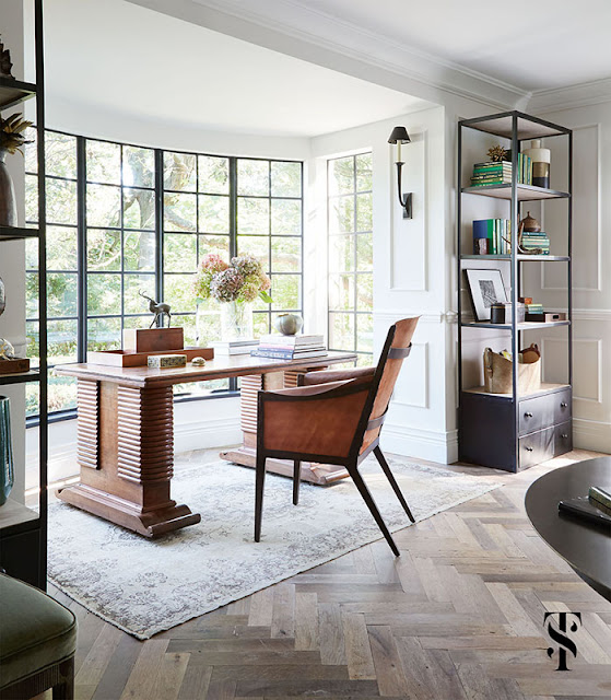 Classic Decor in French Tudor Renovation by Summer Thornton on Hello Lovely