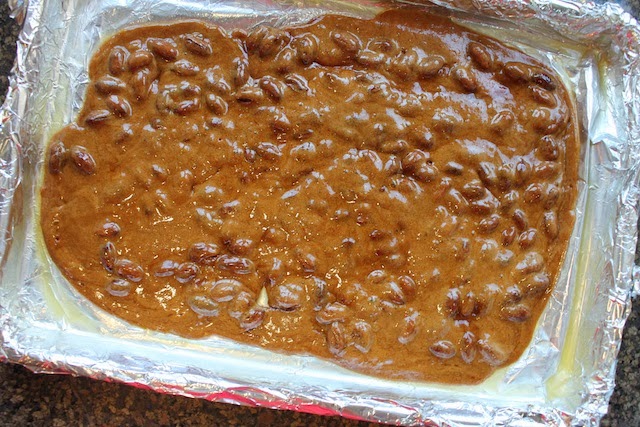 Food Lust People Love: Who doesn't like to get a small box of homemade peanut brittle for Christmas?! This easy recipe for Gram's Favorite Peanut Brittle makes one pound for giving away or eating by yourself. It can be easily doubled.