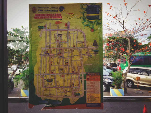 Transjogja busstop- transjogja map and route