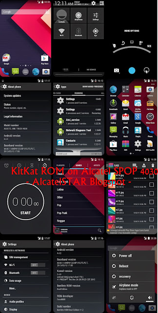 super fast android kitkat rom for alcatel spop 4030 glory2 barrilete