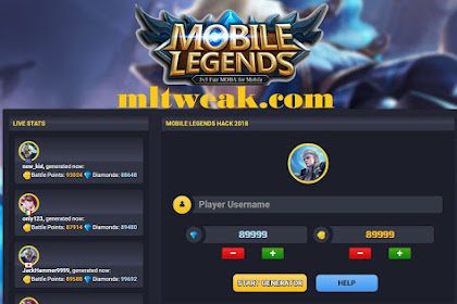 mltweak.com || Get Free Diamonds and Coins Game Mobile Legends mltweak com