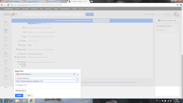 profil blog sorunu çözümü