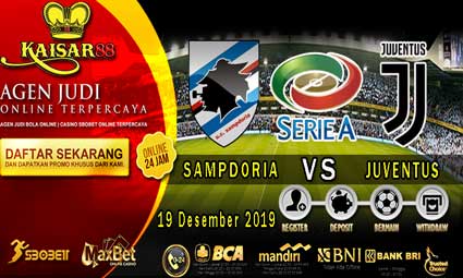 PREDIKSI BOLA TERPERCAYA SAMPDORIA VS JUVENTUS 19 DESEMBER 2019