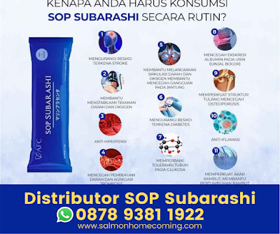 Aturan minum SOP Subarashi untuk Stroke