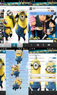 Download Tema BBM MOD MINION Lucu Terbaru | For Android