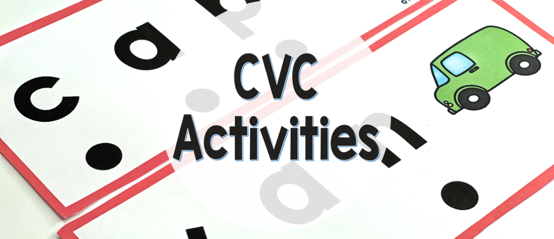 CVC Activities to build phonemic awareness