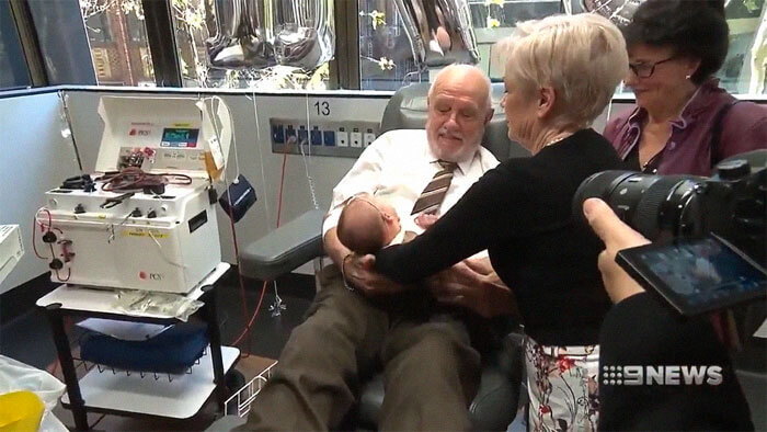 'Man With The Golden Arm,' Who Saved The Lives Of 2.4 Million Babies Donating His Blood, Makes His Last Donation