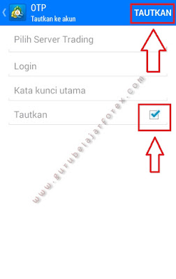 Cara menggunakan OTP metatrader