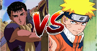 Qual é melhor anime ?  Berserk Vs Naruto